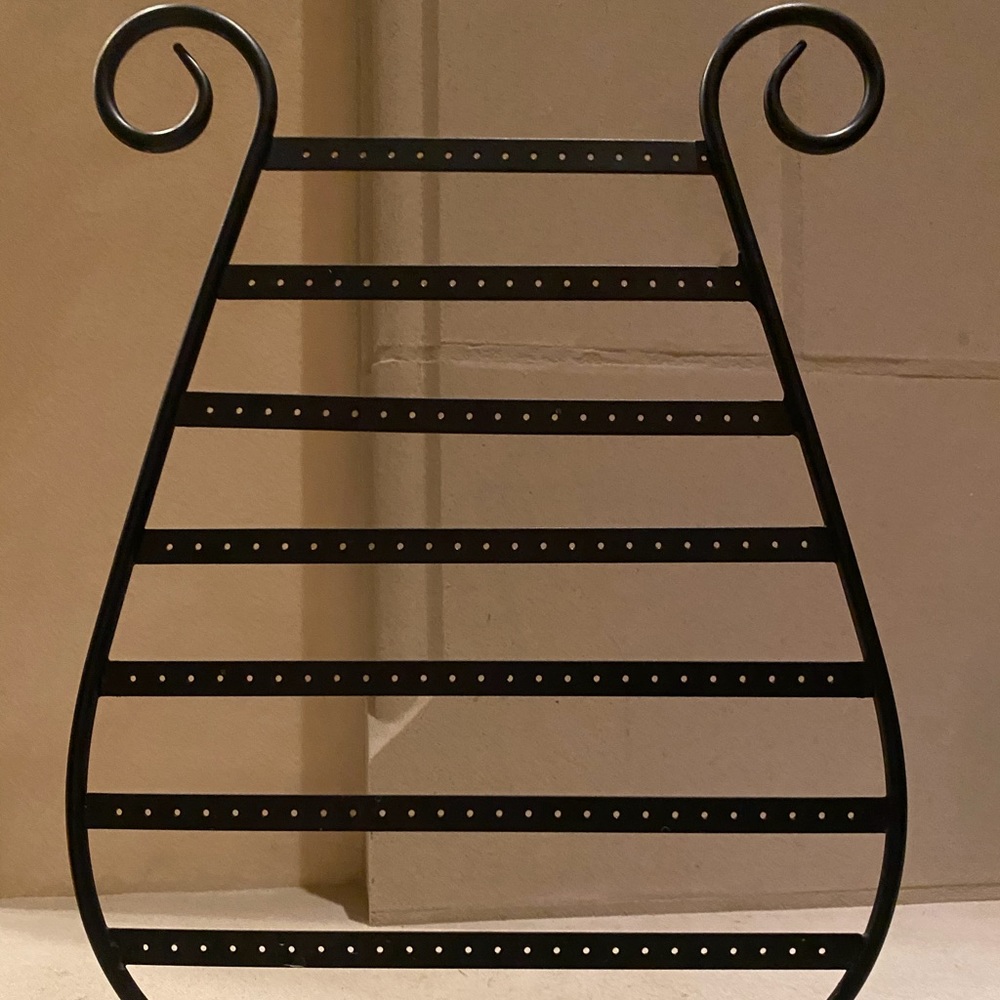 Earring display metal holder